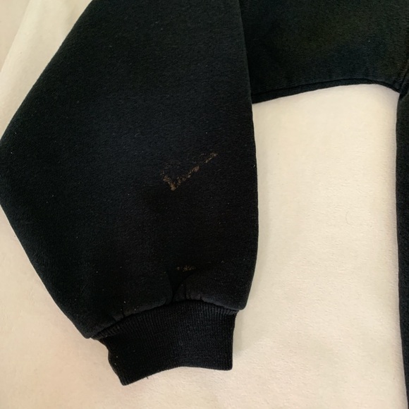 VINTAGE FADED BLACK RUSSELL ATHLETIC CREWNECK SWEATSHIRT SIZE MEDIUM - Picture 7 of 8